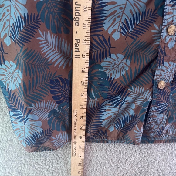 Duluth Trading Co Men's Size XL Long Sleeve Relaxes Fit All Over Print Hawaiian - Picture 8 of 9